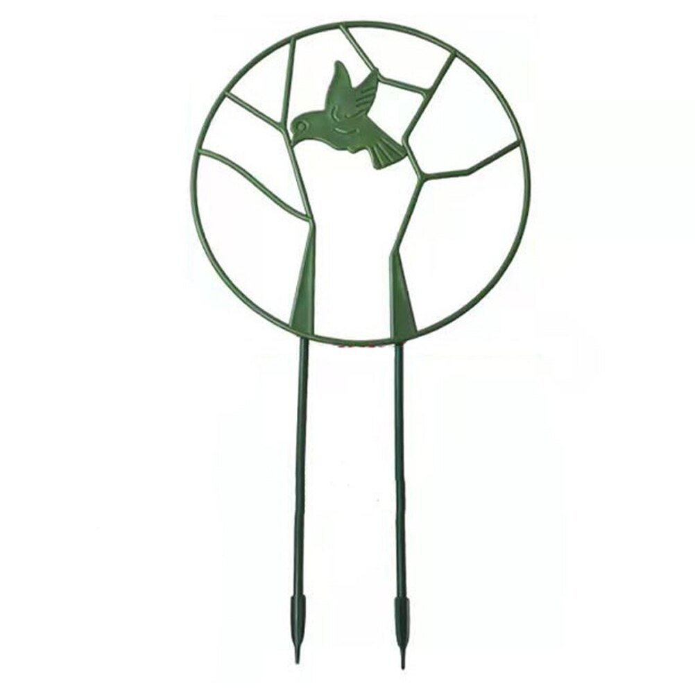 Bird Garden Trellis for Climbing Plant Round Plant Vine Trellis Iron Support Frame with Rustproof Coating Plants Climbing Holder