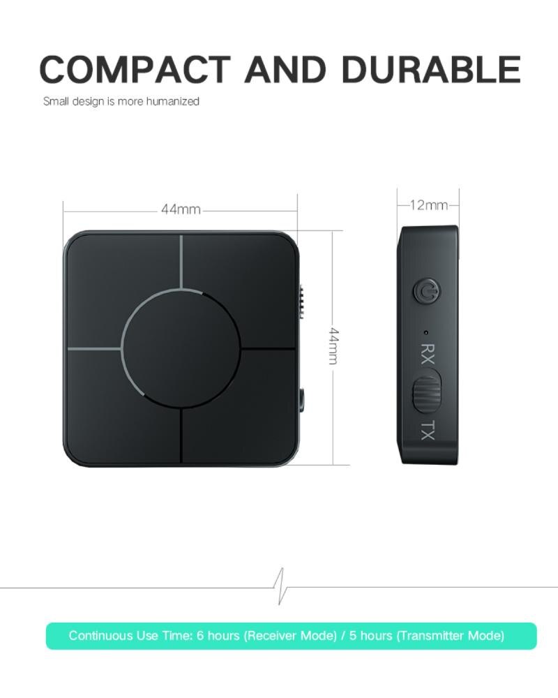 Kn326 bluetooth 5.0 zender en ontvanger combo met bluetooth handsfree tv autoradio