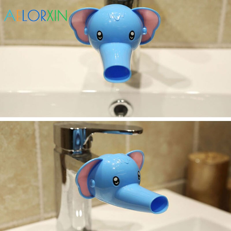 Animal Faucet Extension Children&#39;s Guide Sink Hand Sanitizer Handwashing Tools Extension of The Water Trough Bathroom