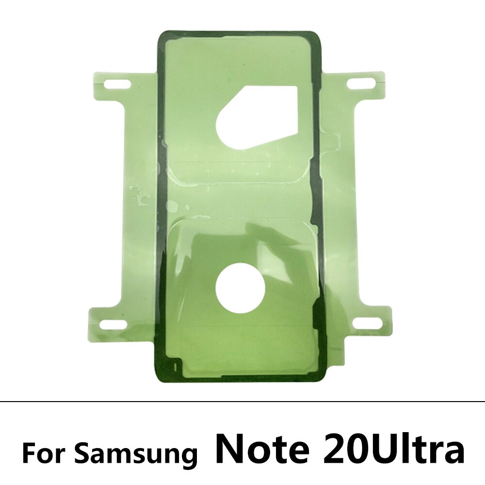 Powrót baterii naklejki klej klej do Samsung S7 krawędzi S8 S9 S10 S10E S20 uwaga 10 20 Plus Ultra wodoodporna tylna pokrywa naklejki: Note 20 Ultra