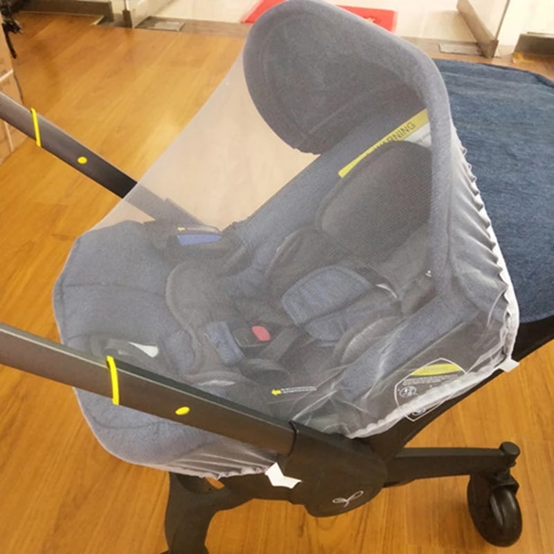 4 in1 Car Seat Stroller Accessories Changing Washing Kit Waterproof Rain Cover Sunshade Cover Mosquito for Doona/FooFoo Stroller: mosquito net