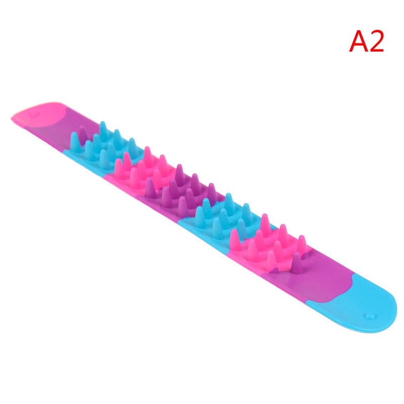 Classic Toy Antistress For Children Autism Spiky Slap Bracelet Silicone Spike Fidget Bracelets Office School Classroom Sensory: A2