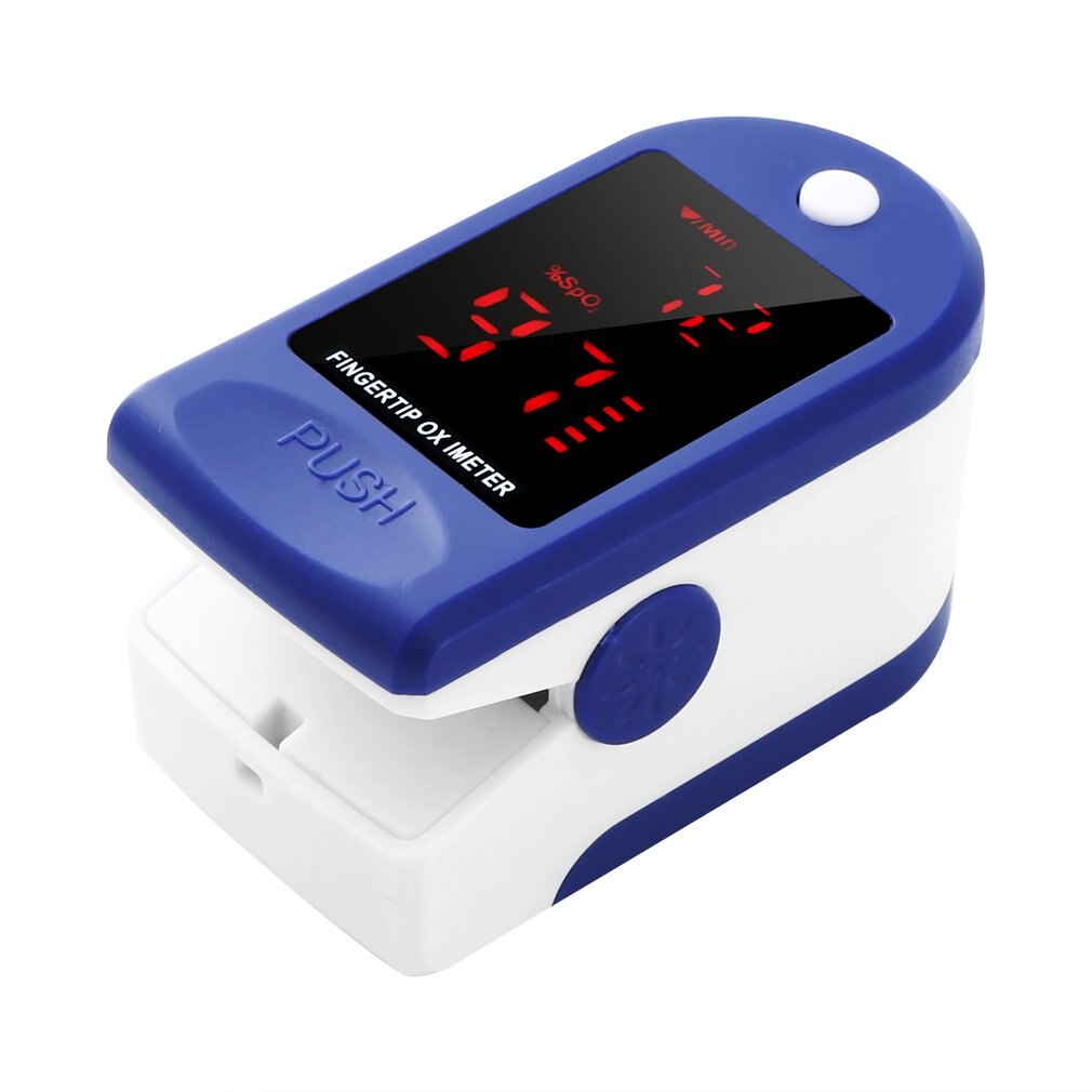 Led Digital Screen Fingertip Oximeter Highlight Display Oximeter Blood Oxygen Sleeping Monitor Detector Health Tool With Bag