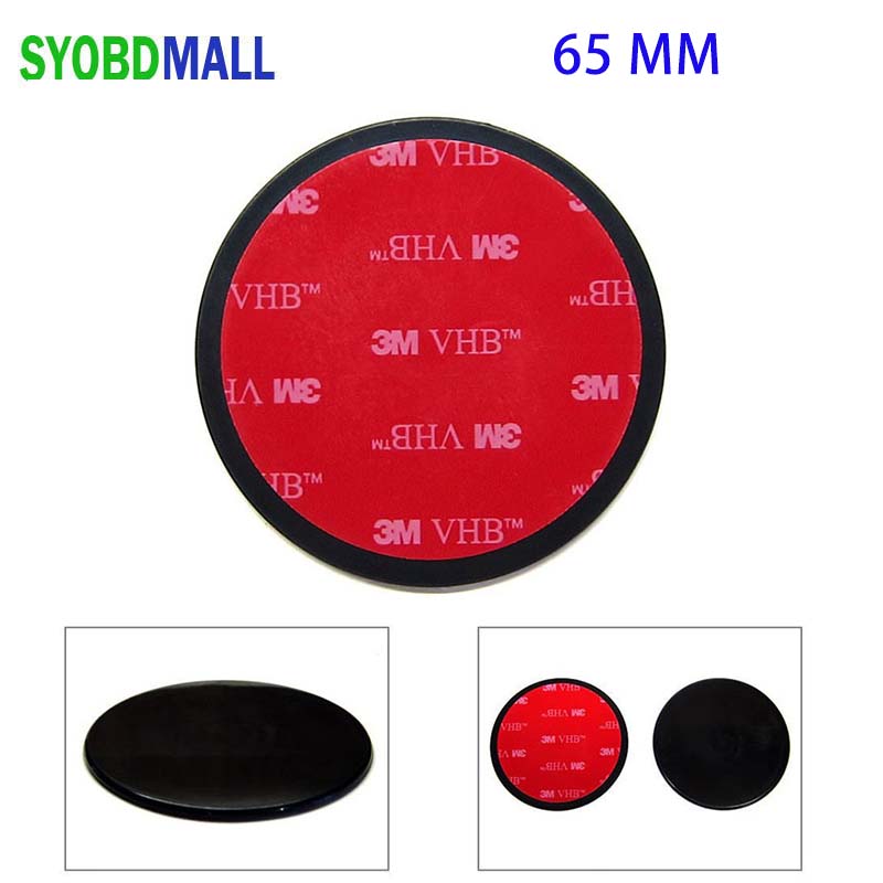 Support de ventouse adhésive pour tableau de bord de voiture, 65mm, 3M, pour Garmin Nuvi et Dezl 560 560LT 560LMT 570 570LMT GPS