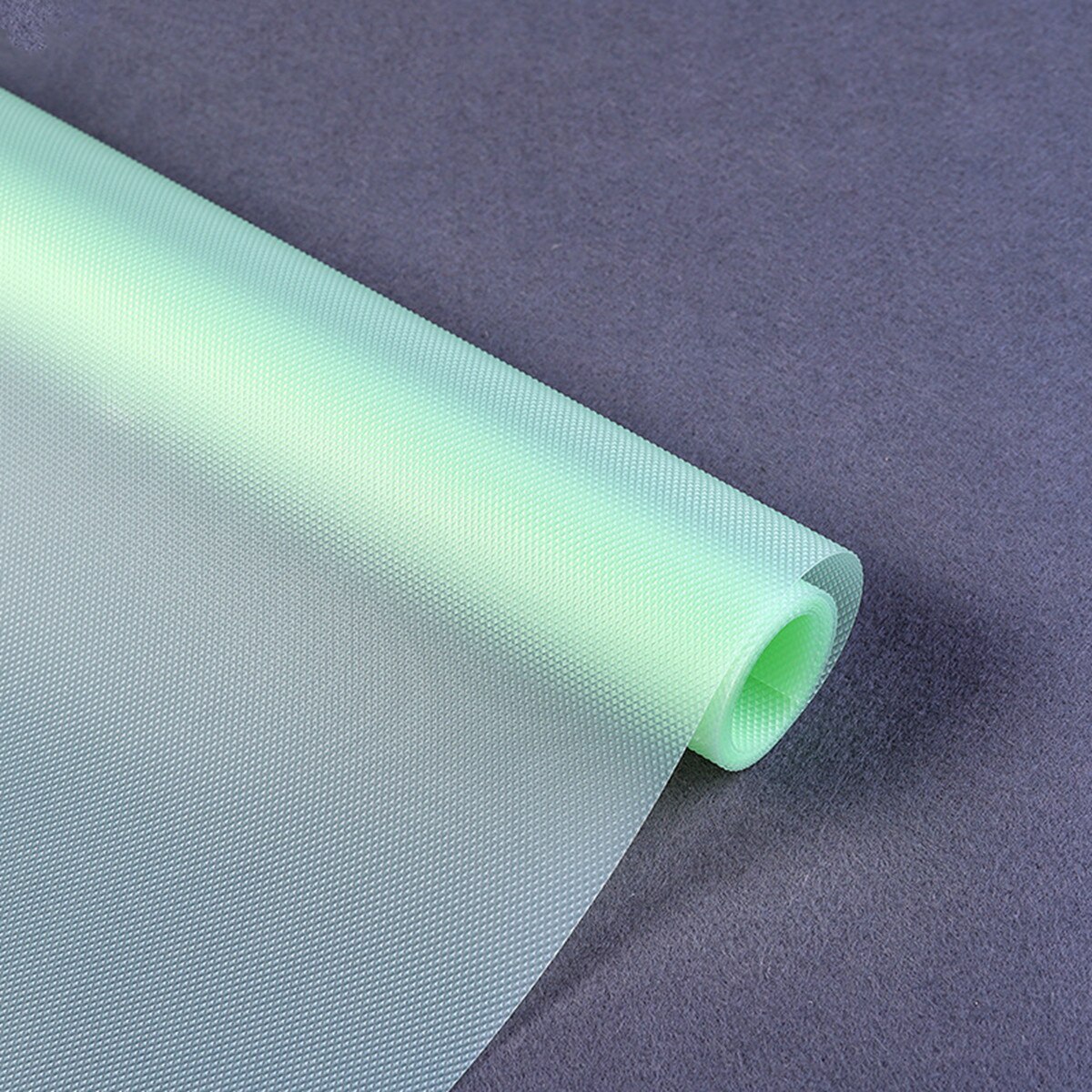 150*45/30cm återanvändbar genomskinlig lådfodral köksbordsmatta vattentät dammtät oljetät hyllmatta: Grön / 150 x 30cm
