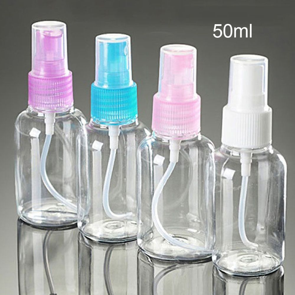30/50/100Ml Hervulbare Lege Cosmetische Containers Plastic Mini Transparant Lege Spray Flessen Essentiële Olie Parfum Fles
