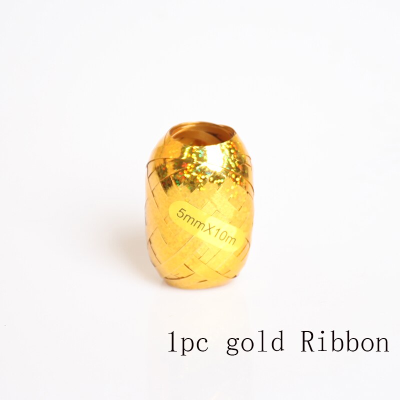 100 Points Balloon Accessories Attachment Glue Dot Attach Balloons To Ceiling Or Wall Birthday Party Wedding Decoration Supplie: 1pc gold ribbon