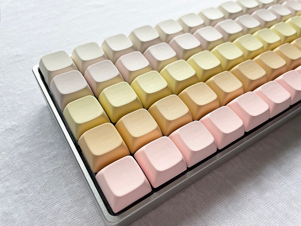 XDA-teclas para teclados mecánicos, compatibles con Kailh Gateron Cherry MX, RGB75 XD75 KBD75