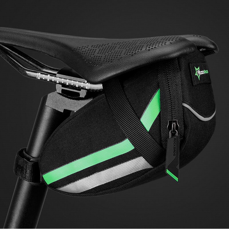 ROCKBROS – sacoches de selle de vélo imperméables et réfléchissantes, 4 couleurs, accessoires de cyclisme pour siège extérieur