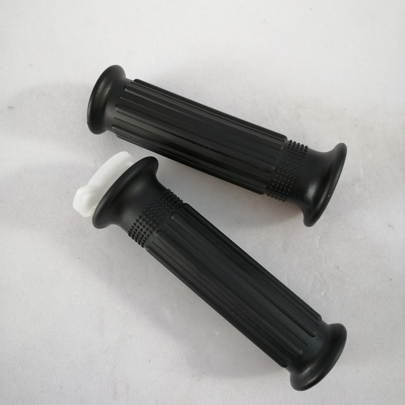 Moto 1 paio nero acceleratore acceleratore maniglie bar manopole (L + R) misura per Yamaha PW80 y-zinger MX100 MX80 AT1 CS3 CT1 DS