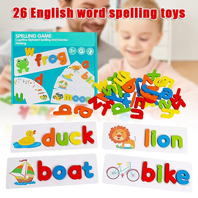 Letterspel WOBLET, ideaal voor thuis en de klas - unicorns & fairytales