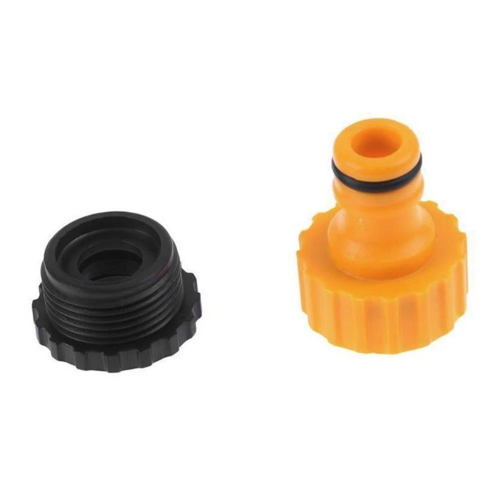 1pcs Quick Tap Water Connector Adapter Fast Coupling Adaptor Drip Tape 3/4"and 1/2" Barbed Irrigation Hose Connector Garden Tool