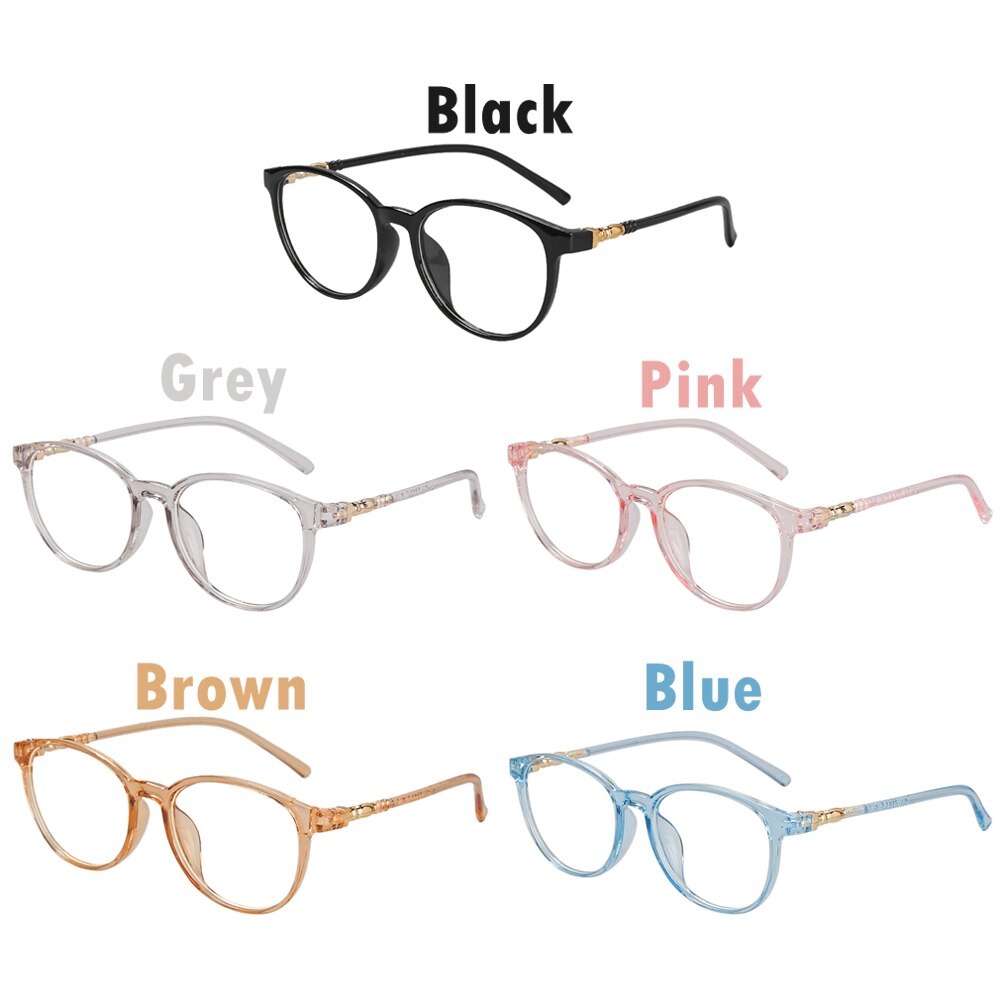 Retro Transparent Clear Flat Lens Frame Blue Light Blocking Glasses Clear Lens Plain Glass Spectacles Eyeglasses