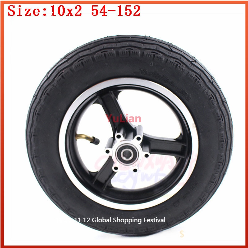 10x2 tyre wheel for Kid Schwinn Tricycle,baby stroller,Electric scooter,Wheelbarrow 10 x 2/54-152 Tire and rims hub combo