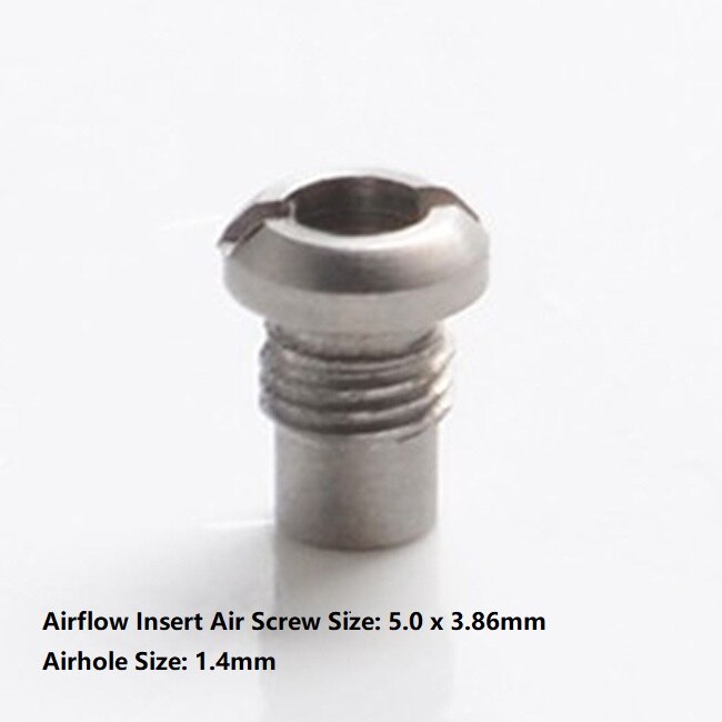 SXK Flusso D'aria Inserto Aria A Vite per Flash e Vapore Acqueo V4.5/V4.5S + RTA: Airhole 1.4mm sliver