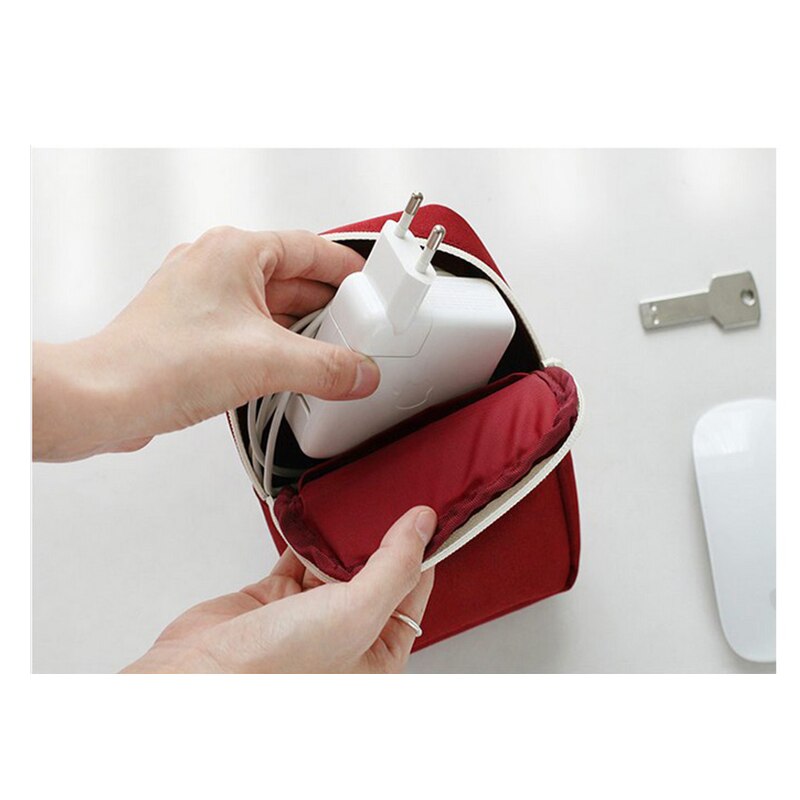Travel Accessories Storage Bag Multifunction Digital Pouch Case/ Makeup Smartphone Charger Headset Data Cable Finishing Package