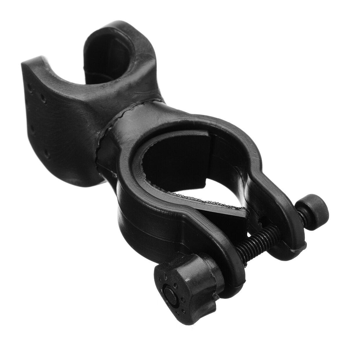 Black Metal Detector Detecting Pin Pointer Flashlight Holder Mount Clip Clamp Bike Flashlight Holder
