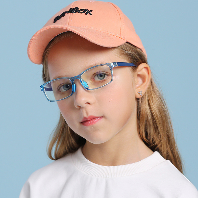 Kids Anti-Blauw Licht Bril Tieners R90 Buigbare Siliconen Brillen Voor 4-12 Jaar Grade Computer Mobiel bril