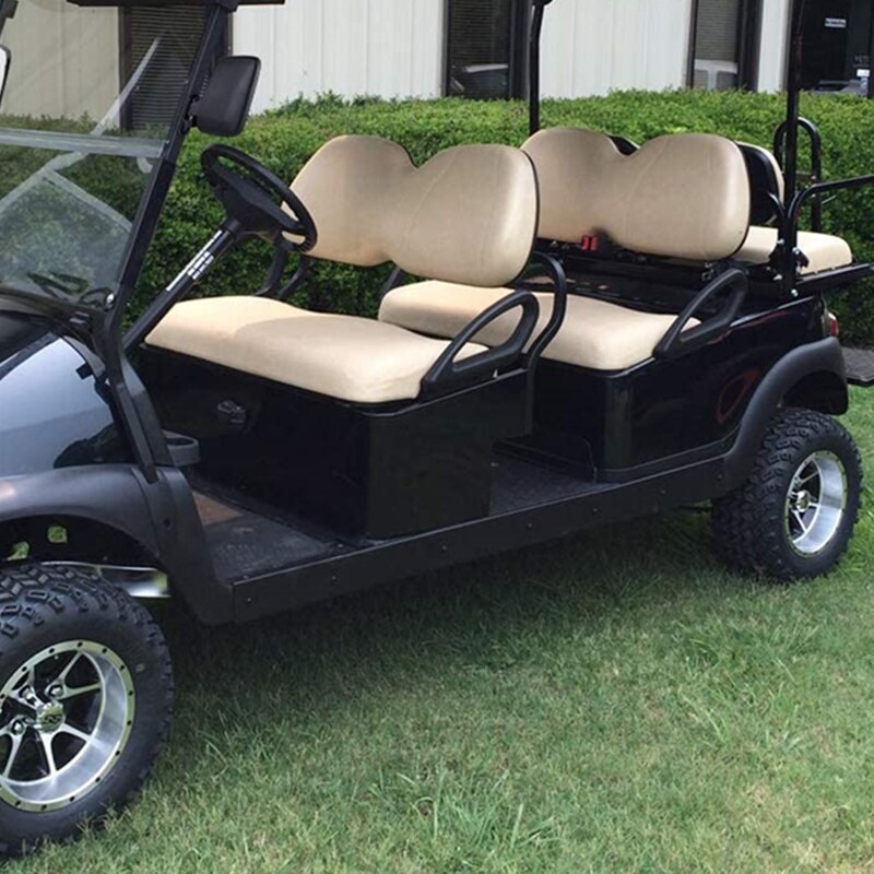 JayCreer Universal Folding Side View Mirror For Club Car, EZGO, Yamaha, Star, Zone,Tour,Sightseening Carts