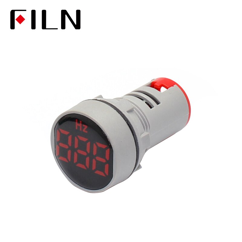 22mm led display  ac 20-500 vhertz digitalmeterindikator lys panel display rød gul grøn led