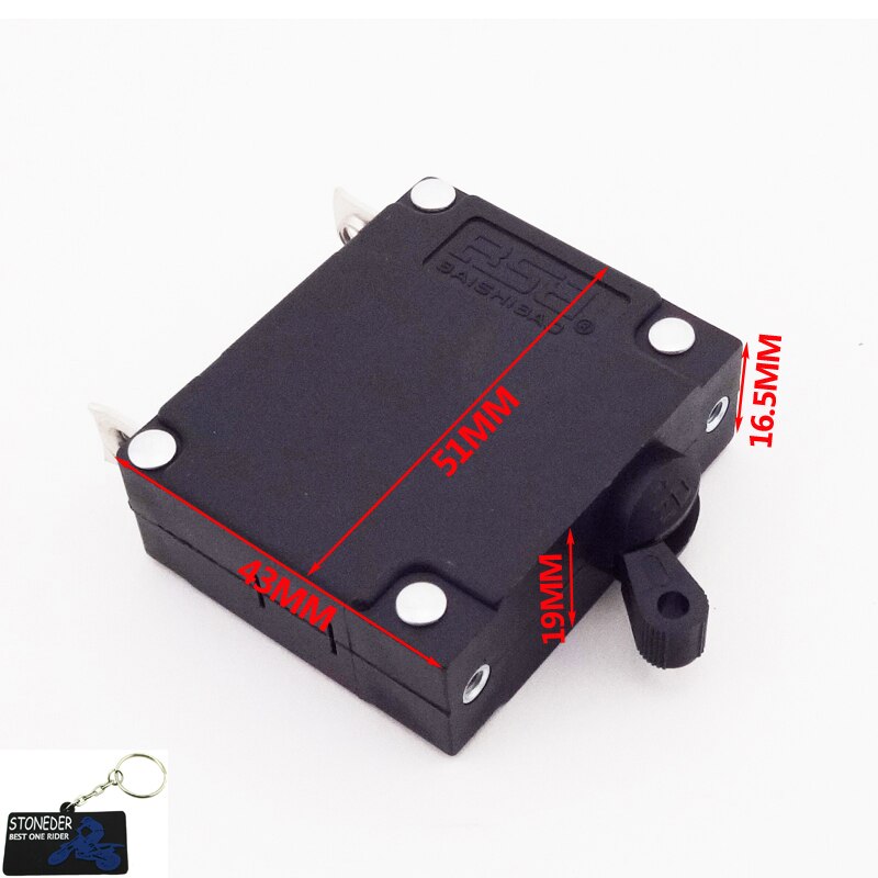 STONEDER Circuit Breaker 23A In BSB1-30 230V 2000A Chinese Generator 28.8A Trip Amps HERTZ 50/60
