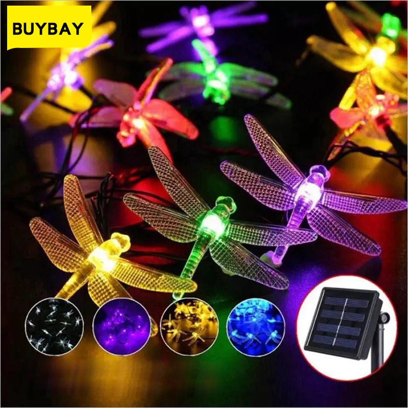 Solar julelys 30 led 8 moduser solar øyenstikker fe lys for julefest hage dekorasjoner utendørs solar lampe