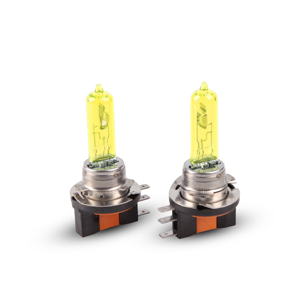 Car bulb H15 12V 15/55W Yellow auto lights Car Front Headlight Fog Lamp Bulbs for car Golden vision auto halogen bulb