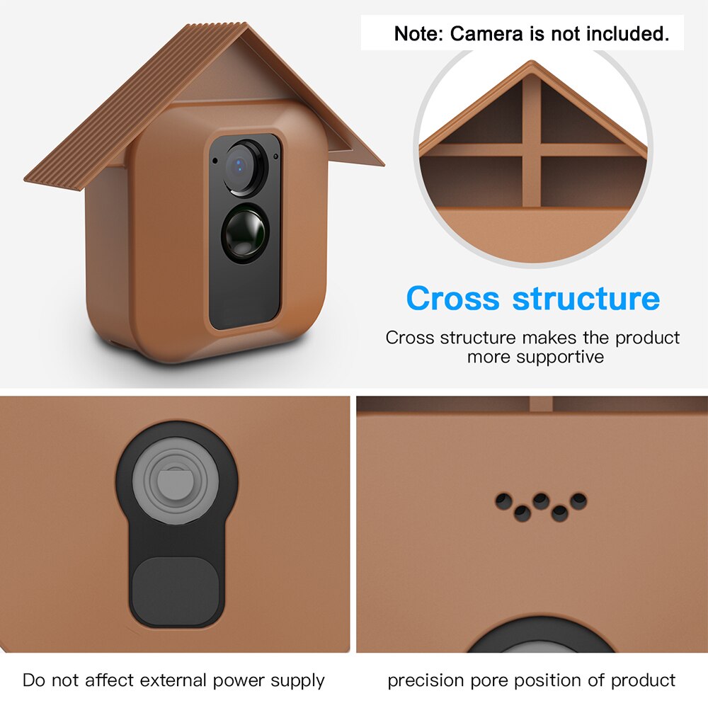 Funda de silicona para cámaras Blink XT, Protector de seguridad para exteriores, resistente a la intemperie, resistente a los rayos UV, 1/2/3 paquetes