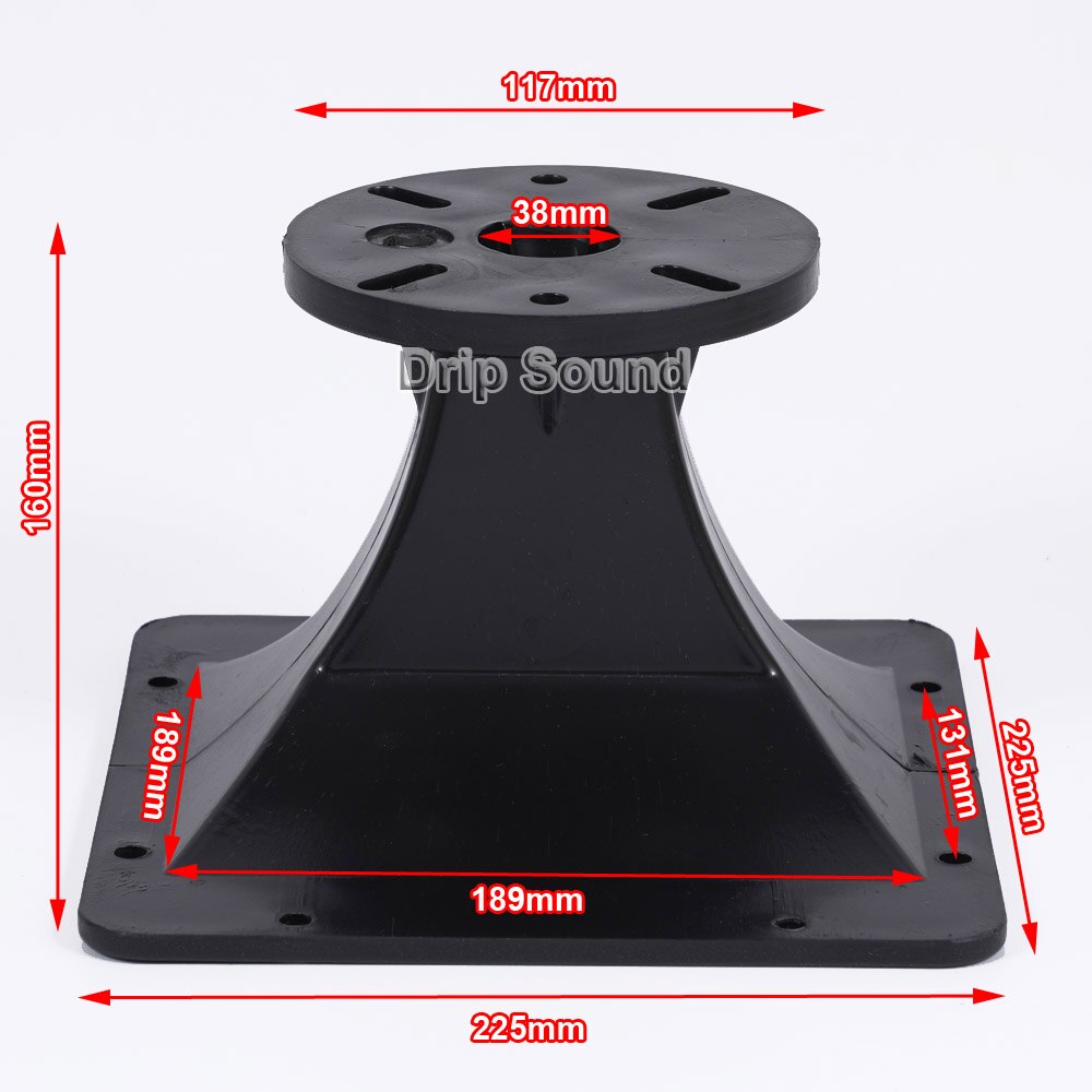 25mm/38mm- kärnigt horn diskanthögtalare steg diskant högtalare adapter kontakt clarion horn drivhuvud flänsplatta: 1 st / 225 x 225mm