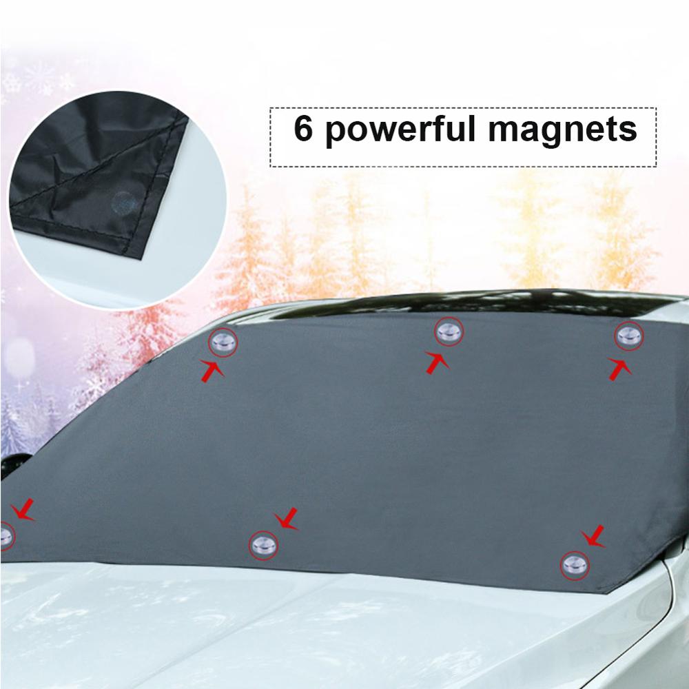 Couverture de neige de voiture de bords magnétique – Grandado