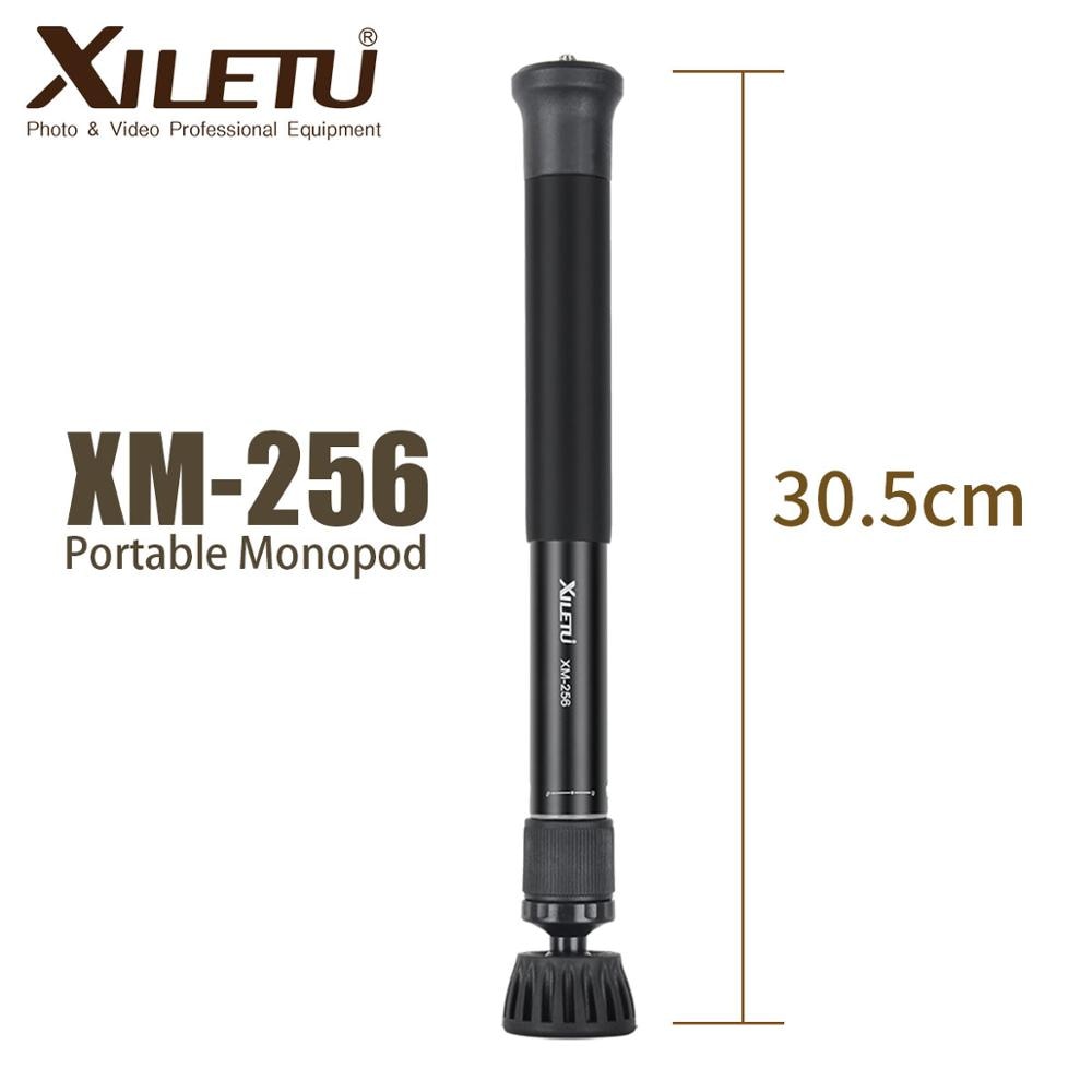 Xiletu XM-256 Monopod 47.8 Inch Handige Statief Monopod/Selfie Stick/Pole Voor Camera/Camcorder/Smart Telefoon /Mirrorless Camera