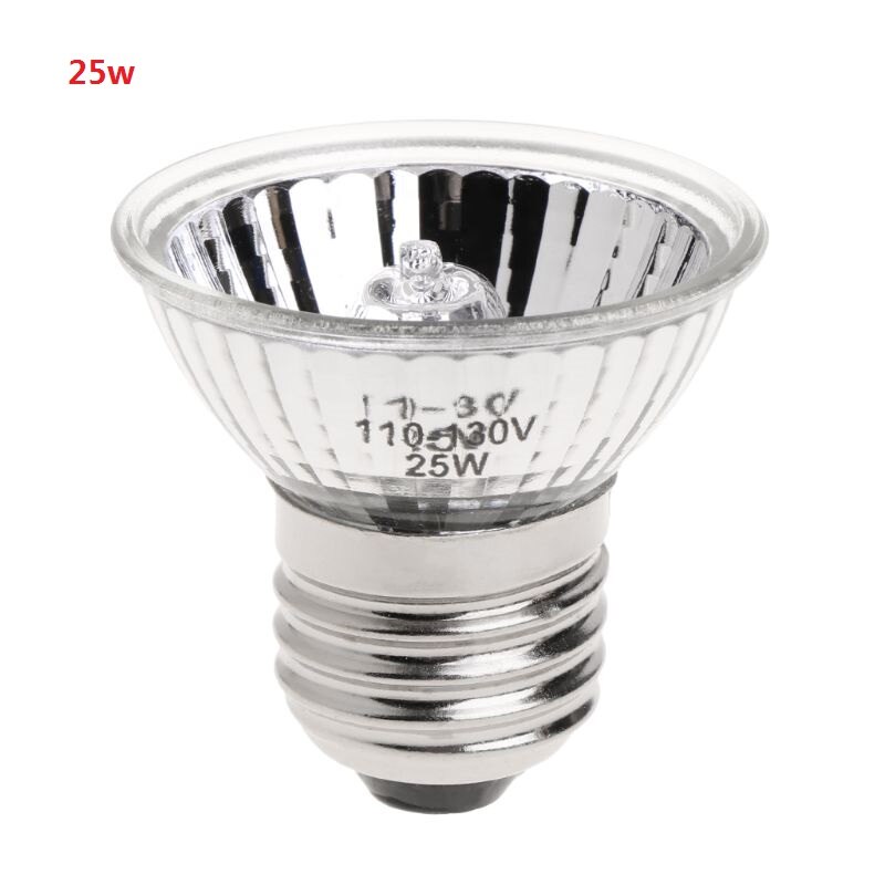Reptile Bask Back Light 110V US Turtle Warming Lamp Full Spectrum UVA UVB Ultraviolet Bulb Low Consumption Pet Products 25/50/75: 25w