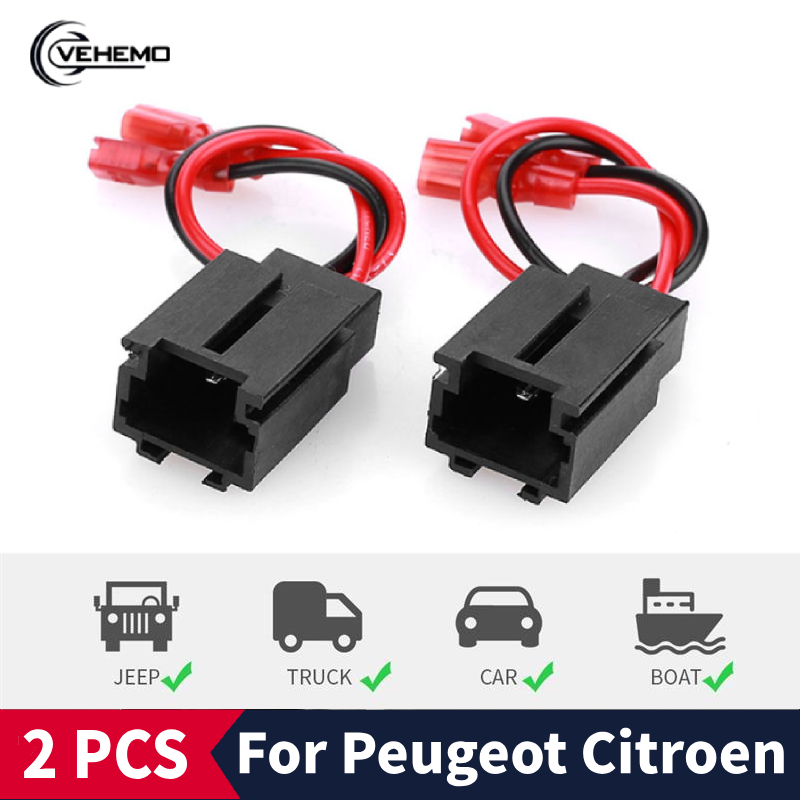 Voor Peugeot Citroen 1999 Luidsprekerkabel Harnas Verbindt Aftermarket om OEM Adapter Plug Set Connector Bedrading Kabel Adapter