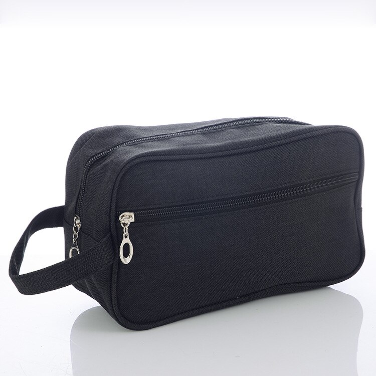 UOSC Cosmetic Bag For Men Organizers Women Travel Necessaire Waterproof Ladies Makeup Bag Men Beauty Case Pack Up The Wash Bags: Frosted Black