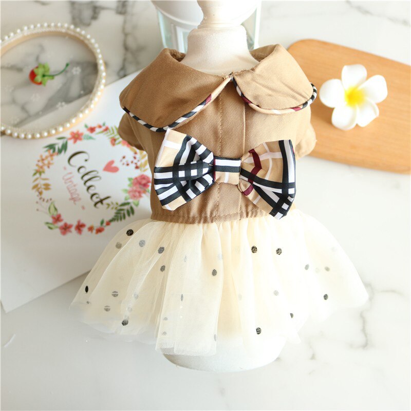 Hund Kleider Für Kleine Hunde Luxus Sommer Frühling Party Mädchen Junge Hochzeit Haustier Welpen Kleidung XS XL Chihuahua Katze Outfit zubehör