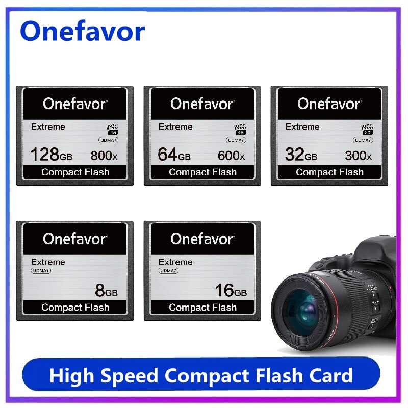 High Speed Compact Flash Card 64GB 32GB 16GB 8GB 128GB Memory Card CF Flash Card UDMA7 Full HD Video for Canon Nikon Camera