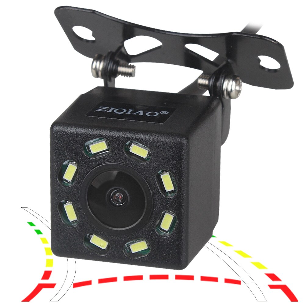 ZIQIAO Car Reverse Camera Dynamic Guide Line Auxiliary Parking Rear View Camera HS083: Default Title