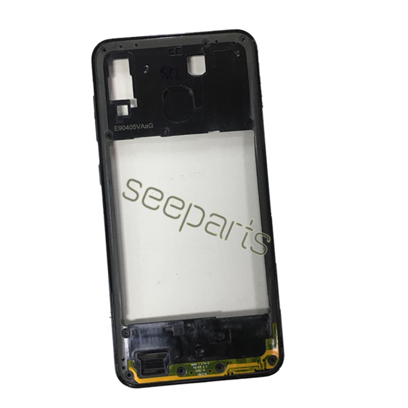 For Samsung Galaxy A20 A30 A40 A50 A60 Middle Frame Housing Case A205 A405 A305 A505 Middle Frame Bezel Middle Plate Replacement