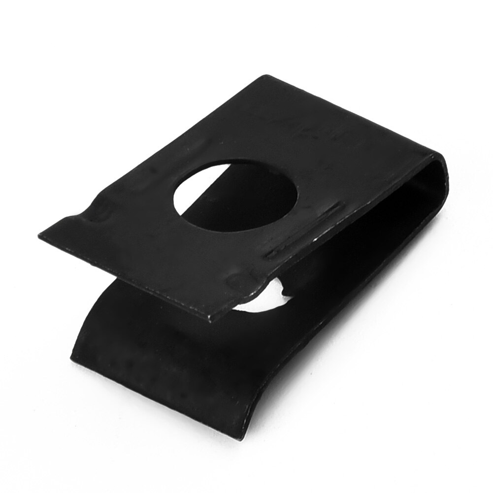 50pcs Metal Car Speed Fastener U Type Nuts Self Tapping Screw Spire Clip Spring Plate Retainer Fixing Fastener Clips Replacement