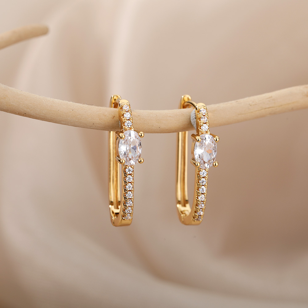 Brincos de aço inoxidável para mulheres minimalista zircão de ouro em forma de flor redonda brincos piercing boho jóias presente bijoux femme