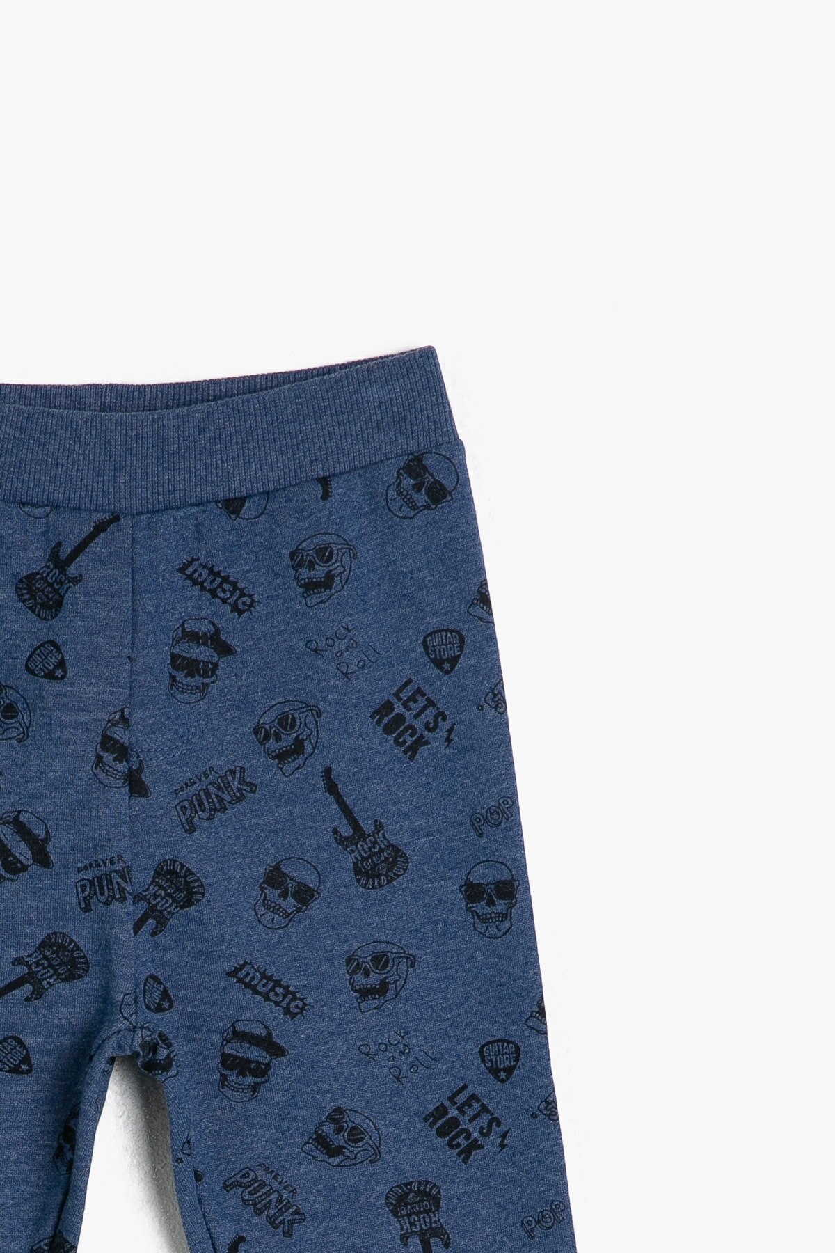Algodão crianças bebê menina azul marinho sweatpants 0ymb46228ok