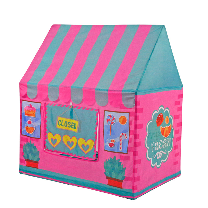 Tenda dei bambini Pieghevole Portatile Tenda Indoor Outdoor Principessa Castello di Giocattolo Da Dessert Casa Della Ragazza del Ragazzo Gioco del Gioco Casa Regali Di Compleanno: ZP104P