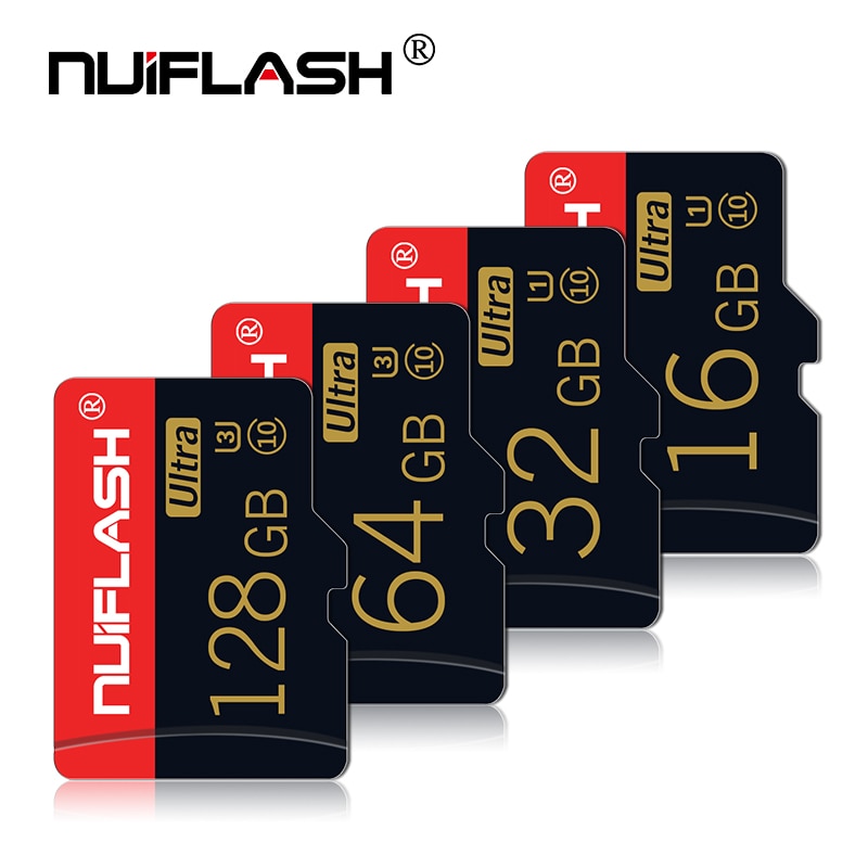 Originalt transcend micro sd-kort sdxc 64gb 128gb højhastighed  c10 hukommelseskort 32gb 16gb flash-kort tarjeta micro-kort med adapter
