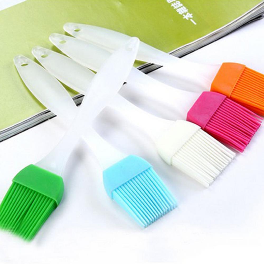 1pc ustensiles de cuisson en silicone, pinceaux de cuisson pour pain, huile de pâtisserie, pinceau à badigeonner pour barbecue, outils de pâtisserie, 5 couleurs