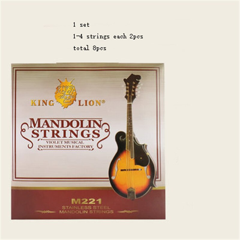 Steel mandolin strings 8pcs/set