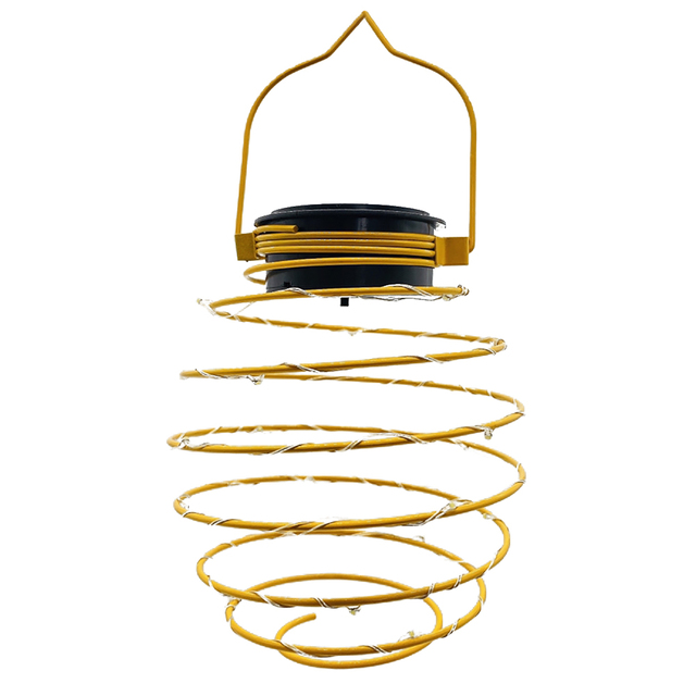 Lampe LED Solaire en Spirale, Lanternes Créatives d'Art en Fer, pour l'Extérieur, le Jardin, le Porche, le Chemin, la Cour: Lavande