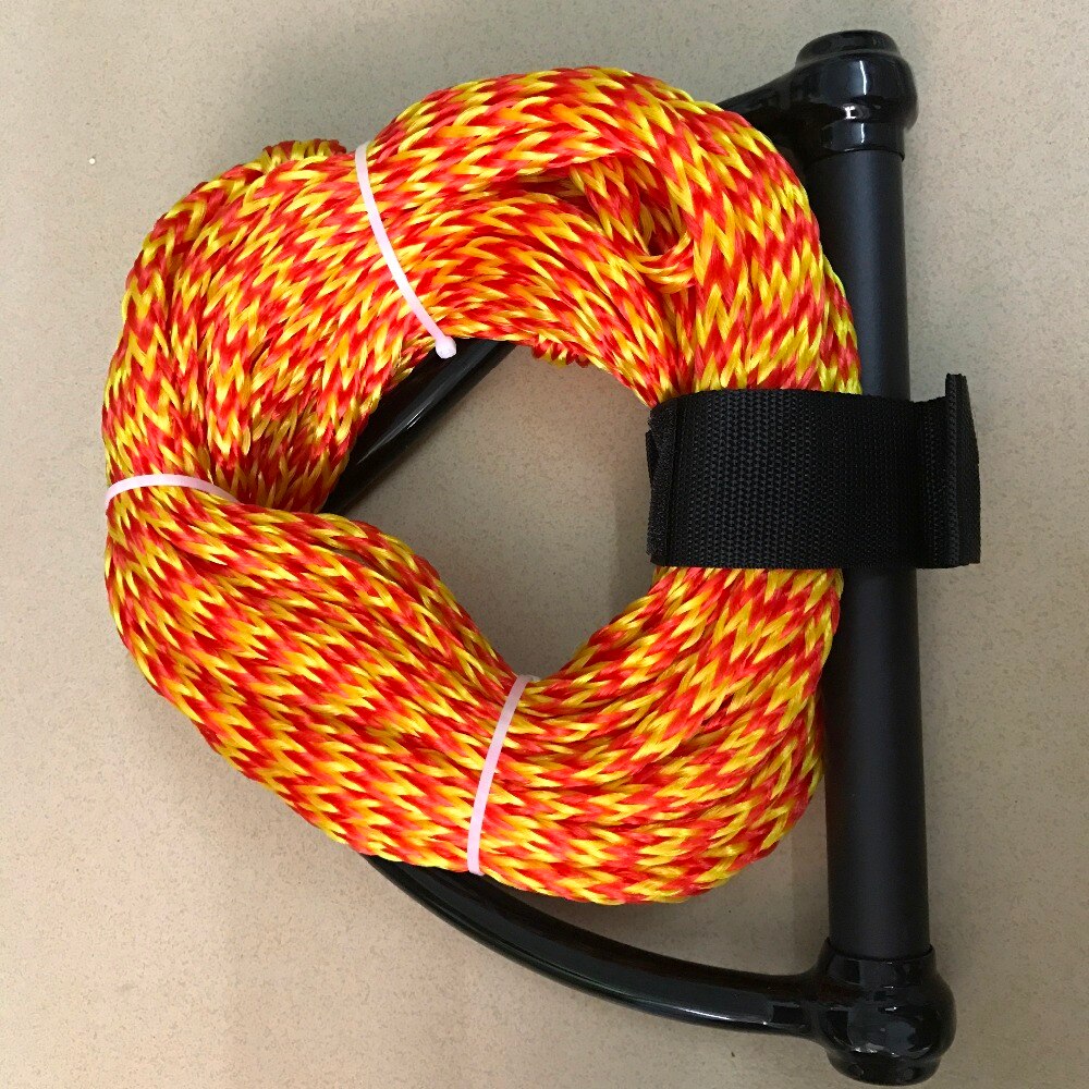 Wasser Ski Wakeboard Seil mit Griff Grip für Leine Knie Internat Waterski 1000kg 23 Meter 10mm Sicherheit Surfen euquipment