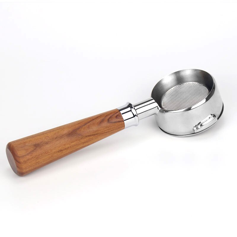 Bunnløs portafilter modifisert håndtak welhome 310/210/410 universell portafilter 58mm rustfritt stål kaffemaskinhåndtak: A1- surved