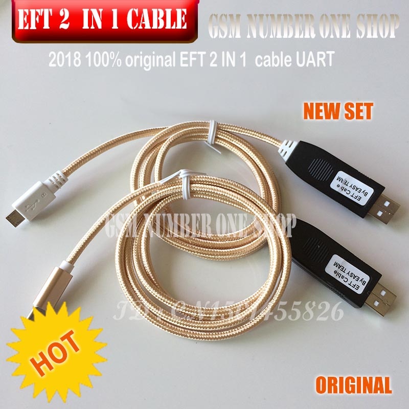 News original EASY FIRMWARE TEMA / EFT DONGLE EFT Dongle Serial 2 IN 1 cable