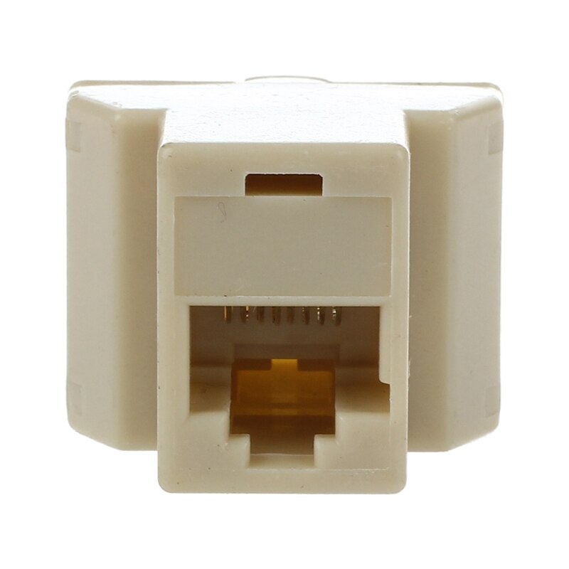 RJ45 3 Way Network Cable Splitter Extender Plug Coupler